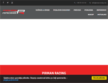 Tablet Screenshot of pirman-racing.com